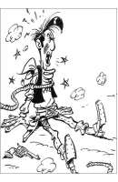Lucky Luke kleurplaat 14